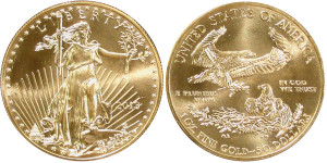 The 1 oz American Gold Eagle (Back Date)