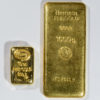 10 oz. Gold Bar and Kilo (1000 gm.) bar