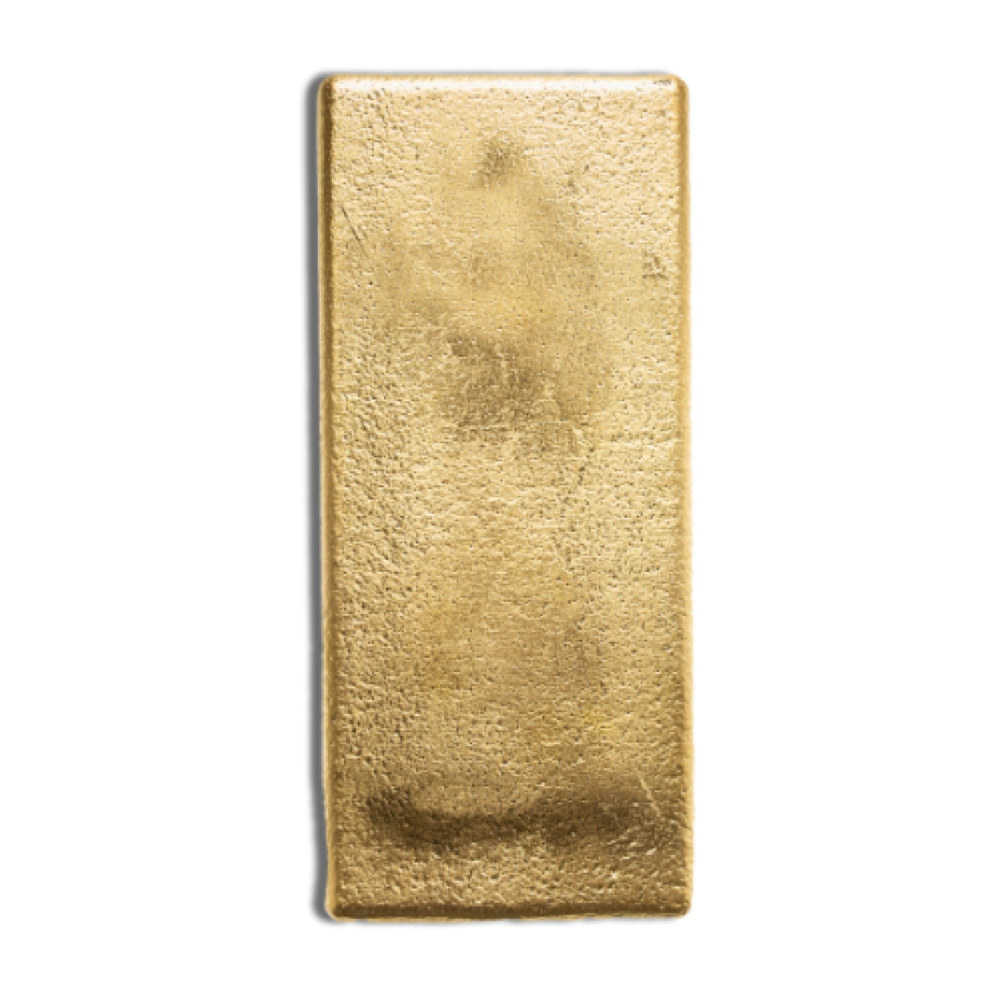 1 Kilo Gold Bar – reverse, gold finish from varied mint
