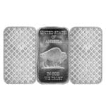 1 oz silver bar reverse from varied styles
