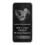 10 oz Engelhard silver bar obverse view