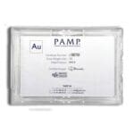 10 oz Gold Bar PAMP Suisse – assay certificate with serial and .9999 purity