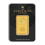 10 oz Perth Mint gold bar in sealed assay packaging