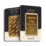 100 gram IGR gold bar in sealed assay