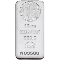 1 oz Nadir Silver Bar - With Assay Package, .999 Pure 