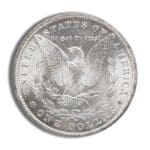 Reverse of Morgan Silver Dollar in BU condition