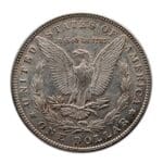 Reverse of Morgan Silver Dollar XF with eagle design