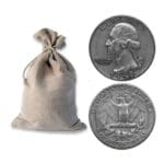 Group of circulated 90% Silver Washington Quarters