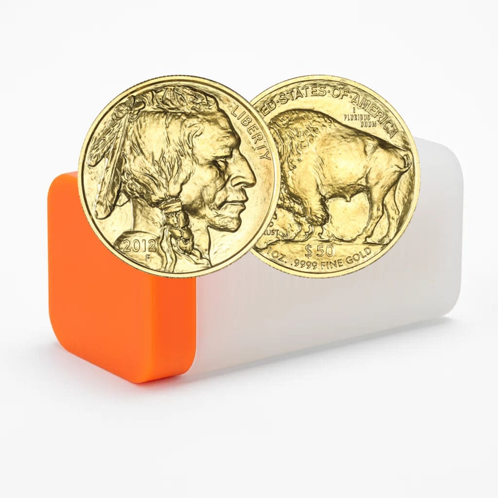 Sealed tube containing 20 1 oz American Gold Buffalo coins