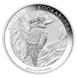 Australian Silver Kookaburra 1 oz (Varied Year) Reverse