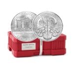 Group of Austrian Silver Philharmonic Monster Box coins