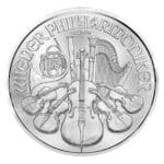 1 oz Austrian Silver Philharmonic coin reverse view