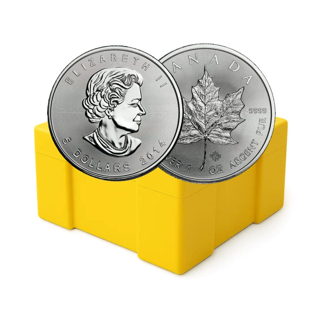Canadian Silver Maple Leaf Monster Box – 500 Coins, Varied Year (Unsealed)