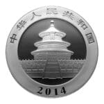 1 oz Chinese Silver Panda obverse view
