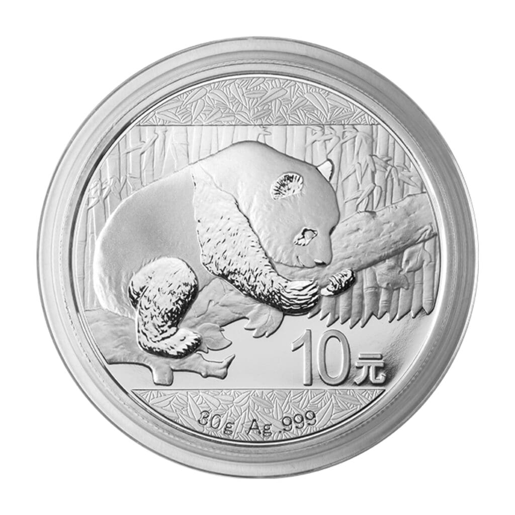 30 Gram Chinese Silver Panda reverse view