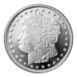 1 oz Morgan Dollar Silver Round obverse view