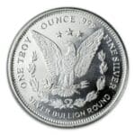 1 oz Morgan Dollar Silver Round reverse view