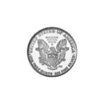 1/10 oz Walking Liberty Silver Round reverse view