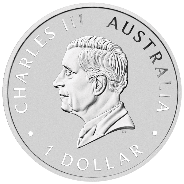 2025 Australian Silver Kookaburra 1 oz coin – .9999 fine silver, Perth Mint, new reverse design