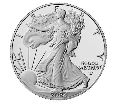 2024 silver eagle 1oz front