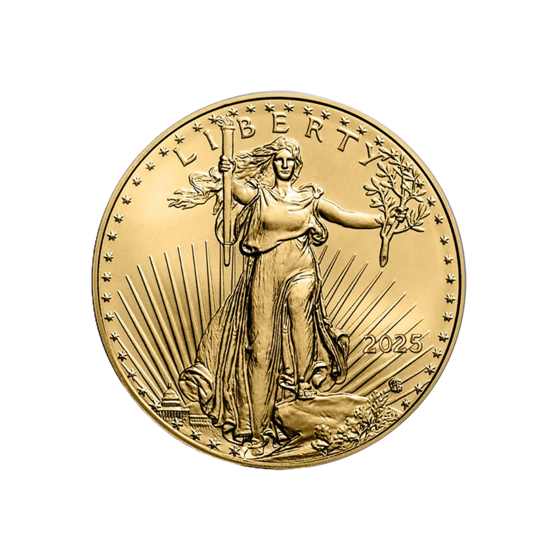 2025 American Gold Eagle 1 oz (BU)