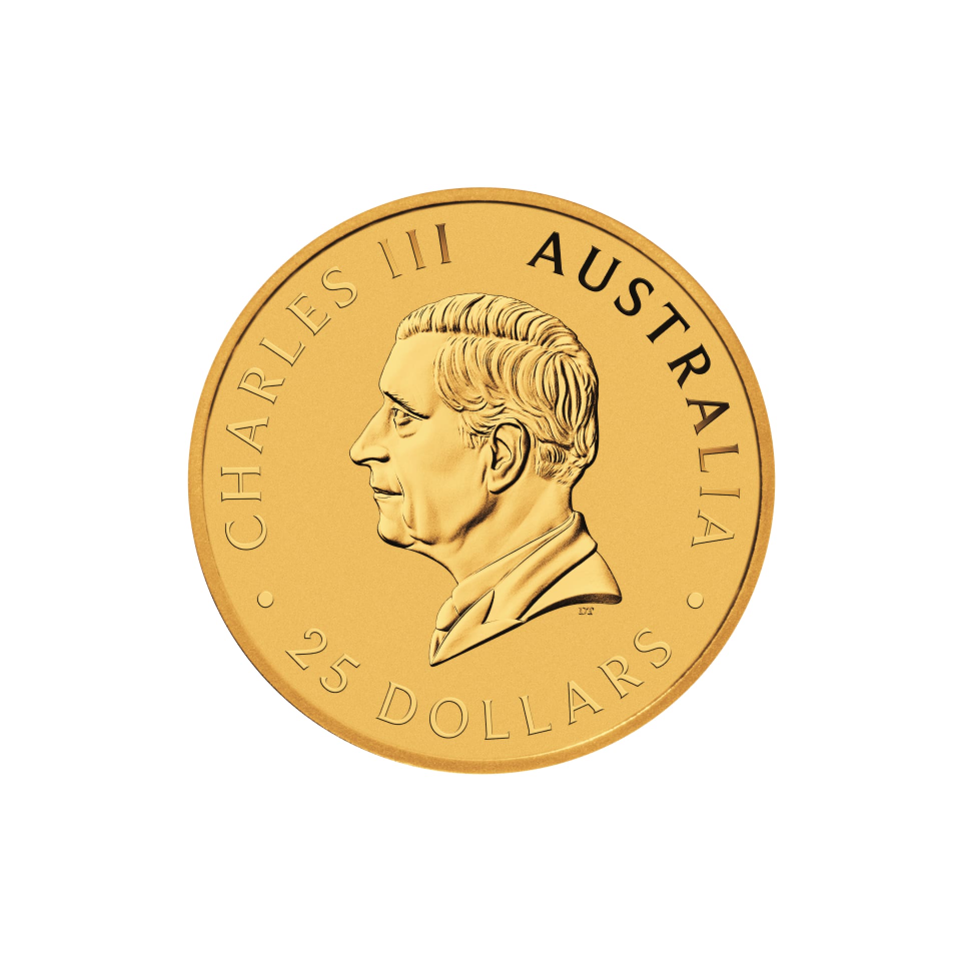 Reverse of 2025 1/4 oz Gold Kangaroo coin
