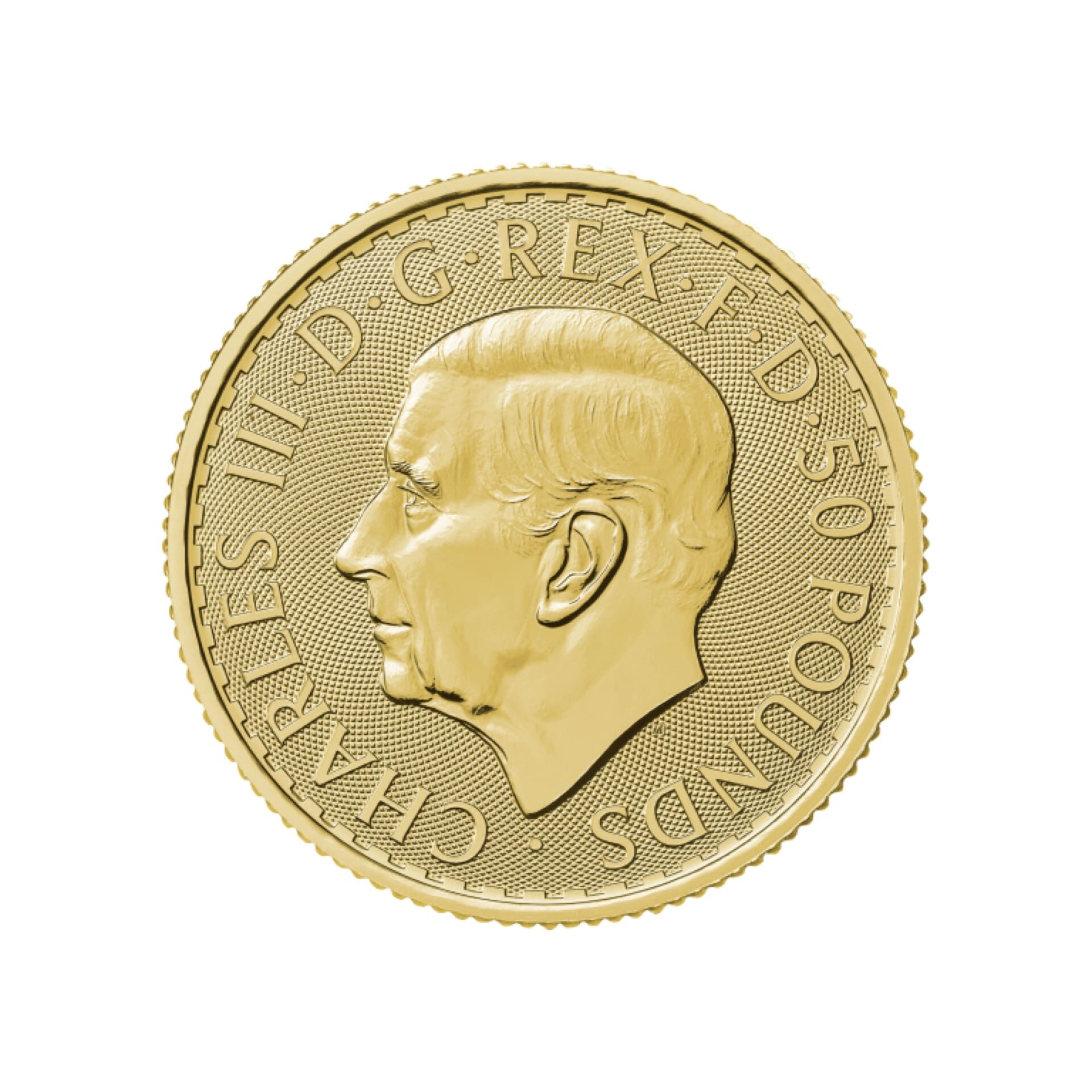Reverse of 2025 British Gold Britannia 1/2 oz coin