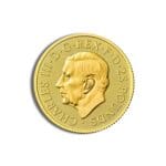 Reverse of 2025 Gold Britannia 1/4 oz coin
