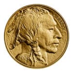 2026 American Gold Buffalo one oz coin obverse with Native American profile design