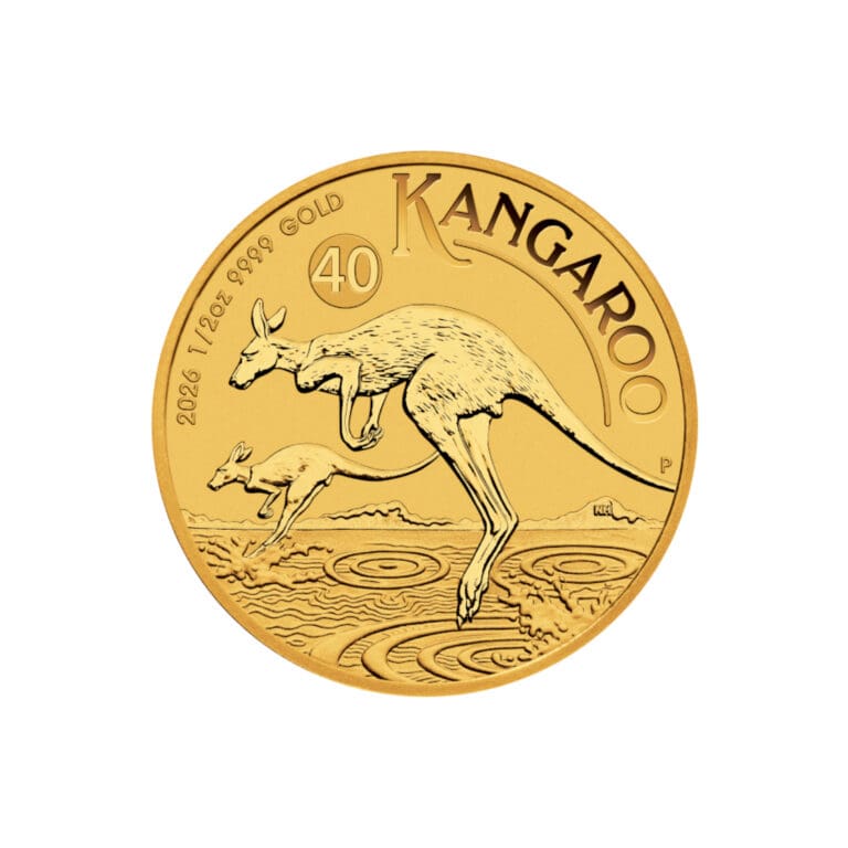 2026 Australian Gold Kangaroo one half oz gold coin