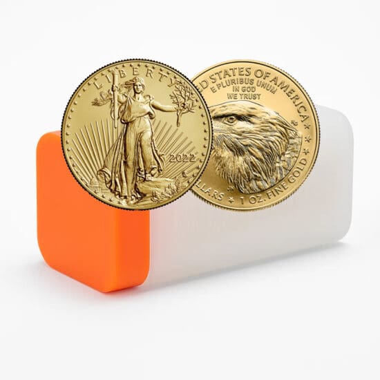 Sealed tube of 20 American Gold Eagle coins