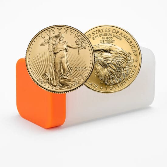 Sealed tube of 2025 American Gold Eagle coins