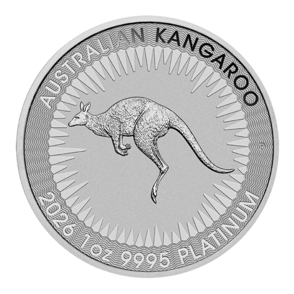 2026 1 oz Australian Platinum Kangaroo Coin BU