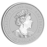 Obverse of 1 oz Australian Platinum Kangaroo