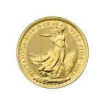 Reverse of 1/2 oz Gold Britannia coin