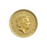 Obverse of 1/4 oz British Gold Britannia