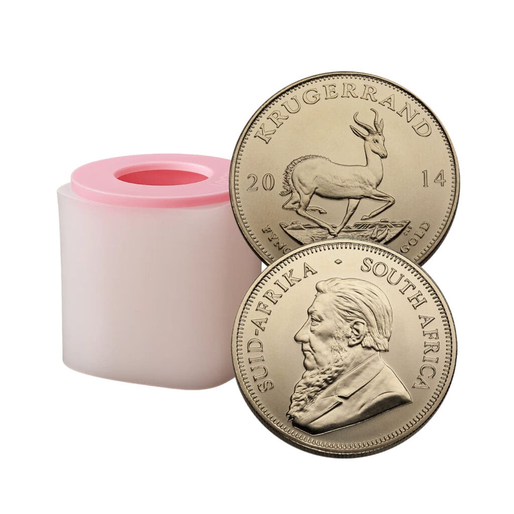 Group of 1 oz South African Gold Krugerrand Sealed Tubes
