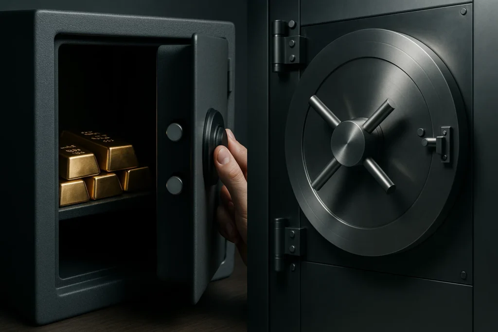 How to Store Physical Gold Safely: Home vs. Vault Storage