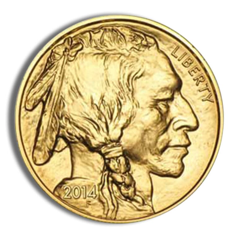 2014 Proof Gold Buffalo obverse design