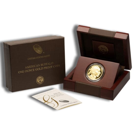 2014 Proof Gold Buffalo with box and COA
