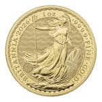 2026 1 oz British Gold Britannia Coin BU