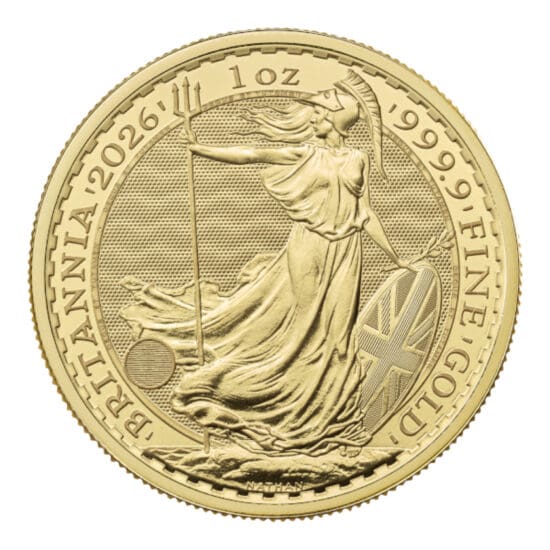 2026 1 oz British Gold Britannia Coin BU