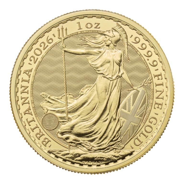 2026 1 oz British Gold Britannia Coin BU
