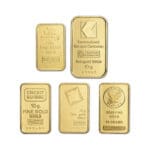 10 Gram Gold Bar front face – .9999 fine gold from LBMA-accredited refiners