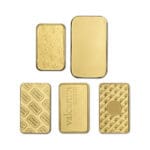10 Gram Gold Bar reverse showing refinery hallmark and purity markings